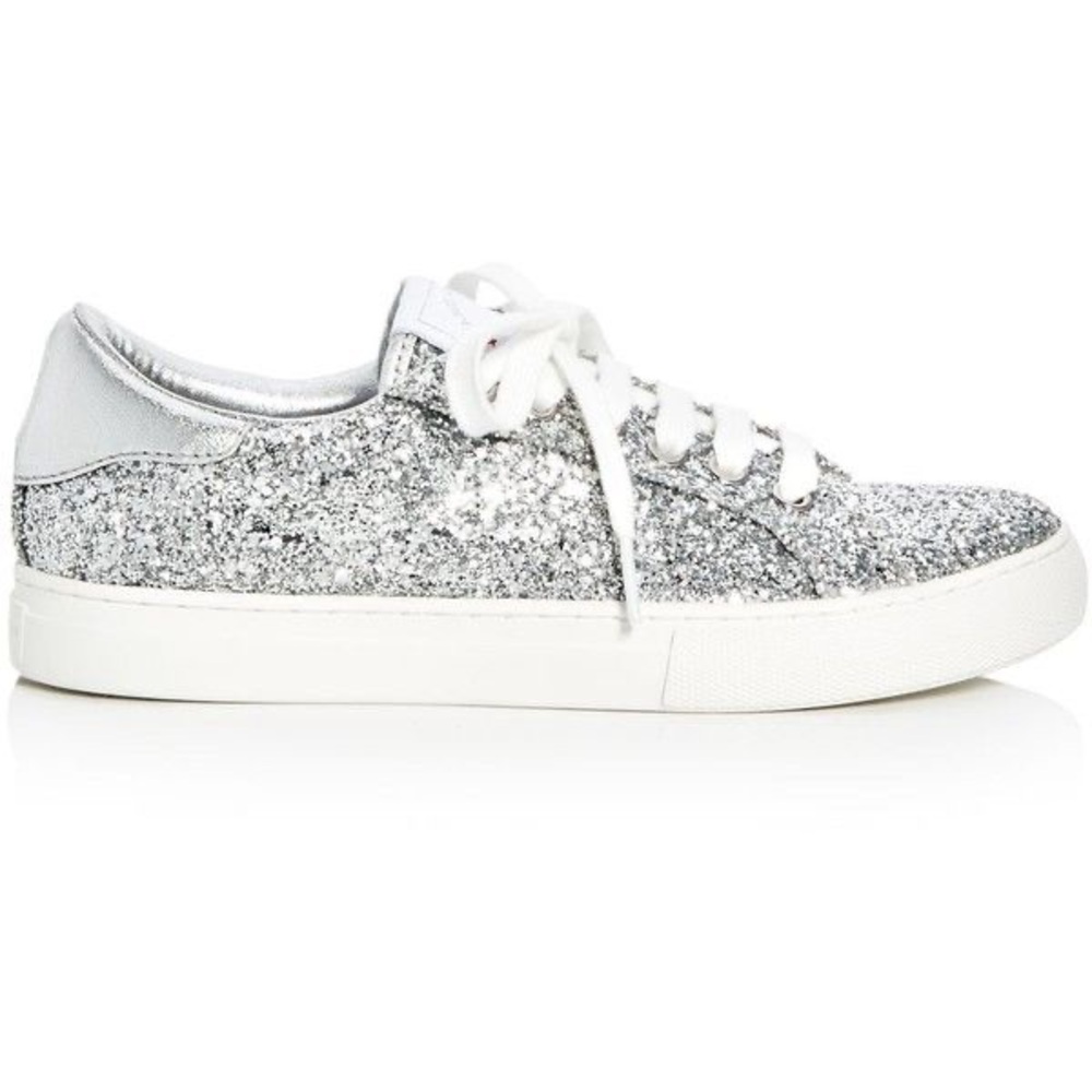 🆕 Marc Jacobs Silver Glitter Sneakers